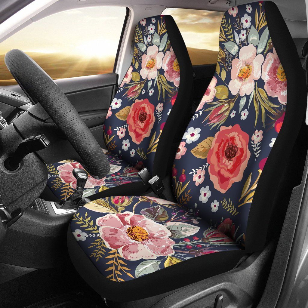 Floral Car Seat Covers- Vintage Flowers  Car Seat Covers  Floral Car Seat Covers- Vintage Flowers