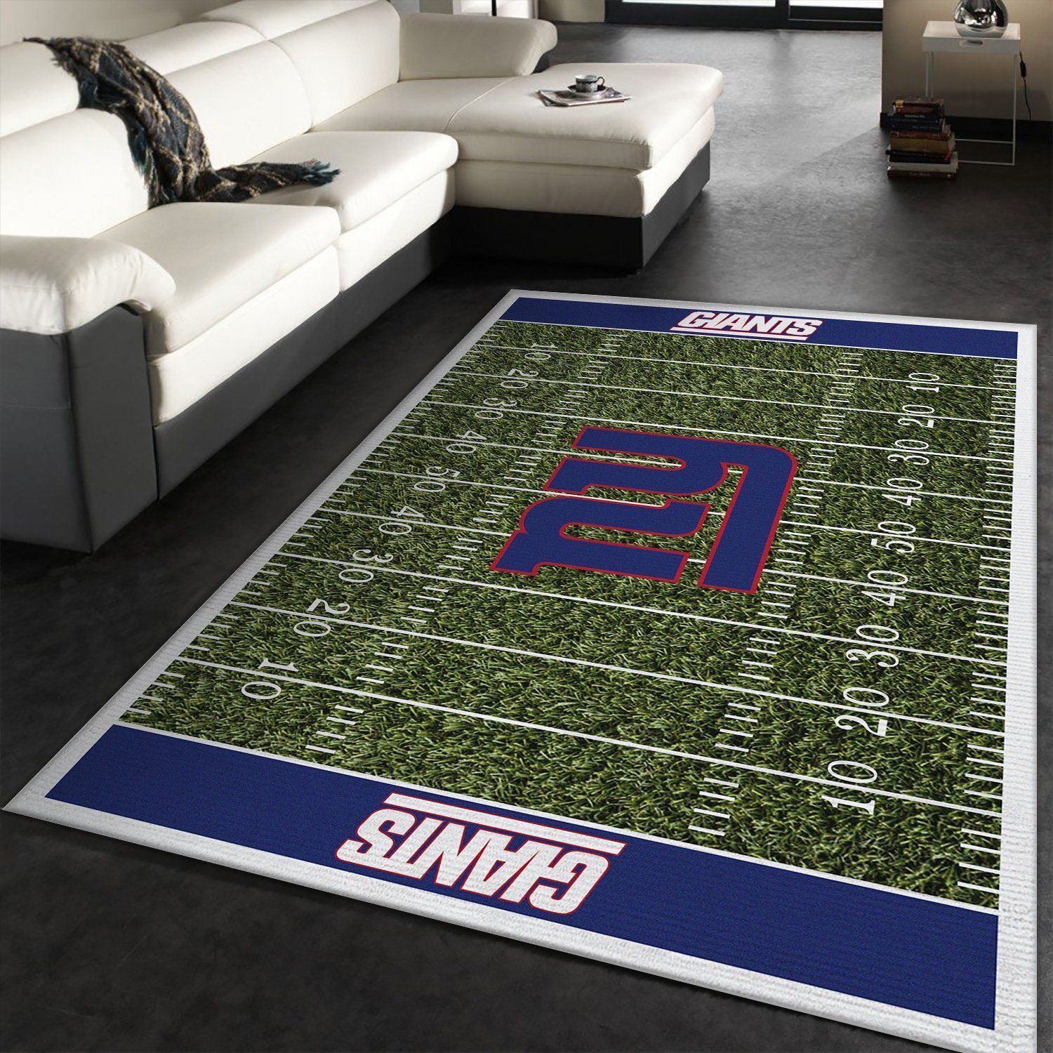 New York Giants rug Football rug Floor Decor The US Decor