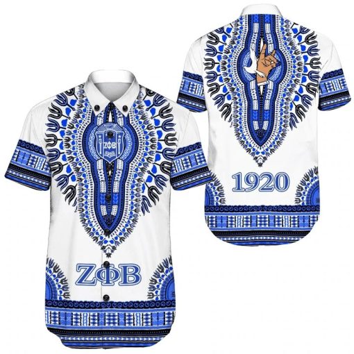 Zeta Phi Beta Dashiki Short Sleeve Shirt