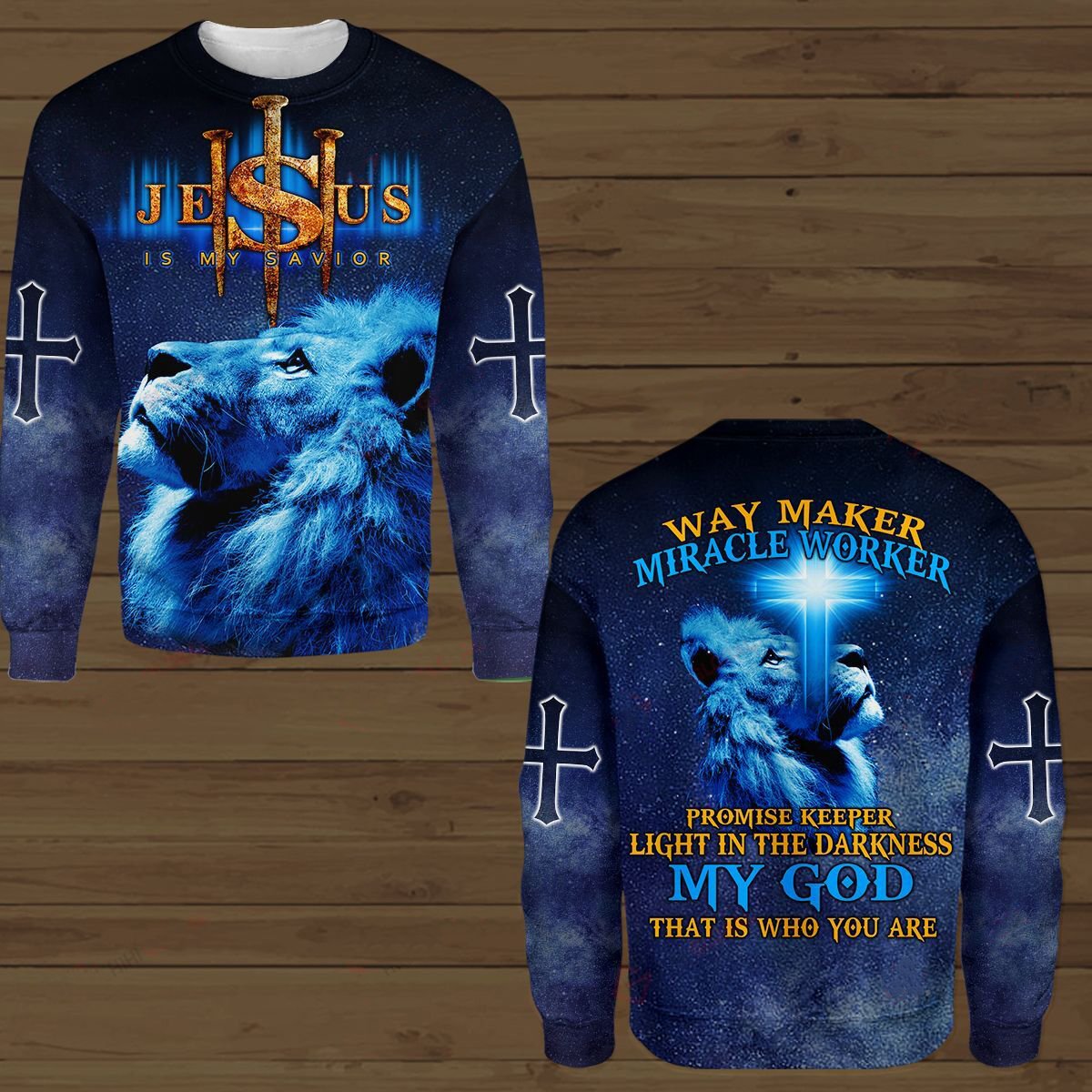 Way Maker Blue Lion Limited Edition 3D Full Printing