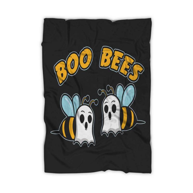 Halloween Boo Bees Honey Bee Ghost Funny Beekeeper Blanket