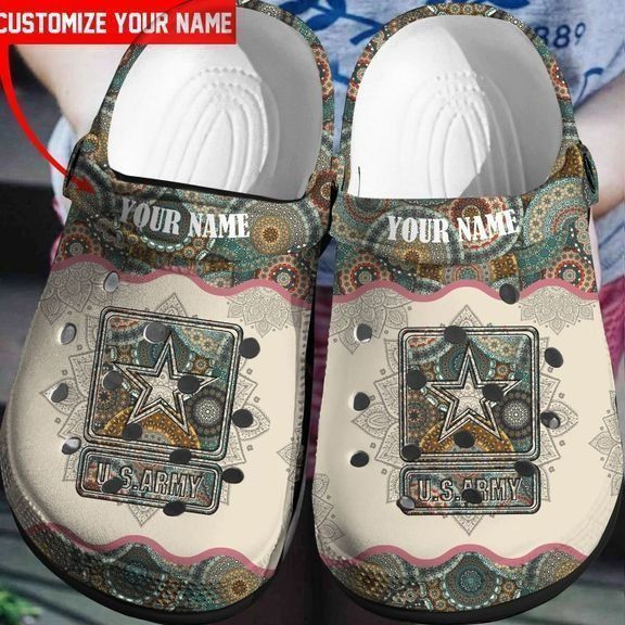 Custom Name Style Us Army Rubber clog Shoes Comfy Footwear