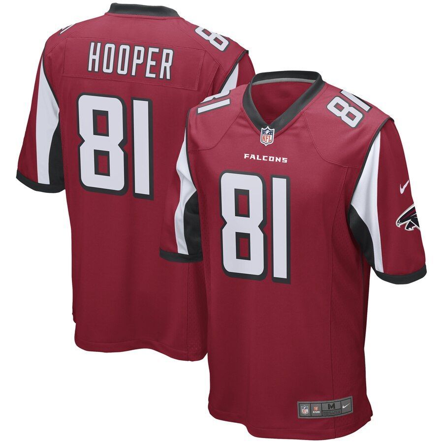 Austin Hooper Atlanta Falcons NFL Draft Game Jersey Red 2019