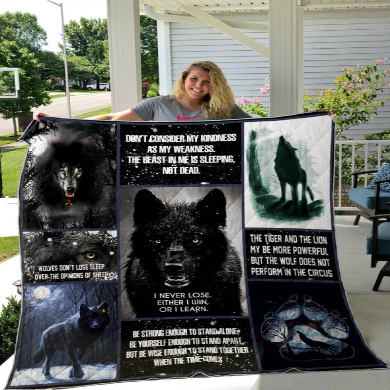 Black Wolf Quilt P366
