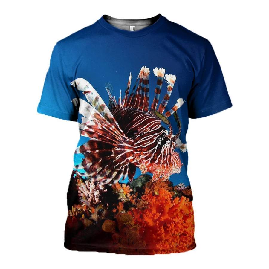 3D All Over Printed Lion fish Clothes