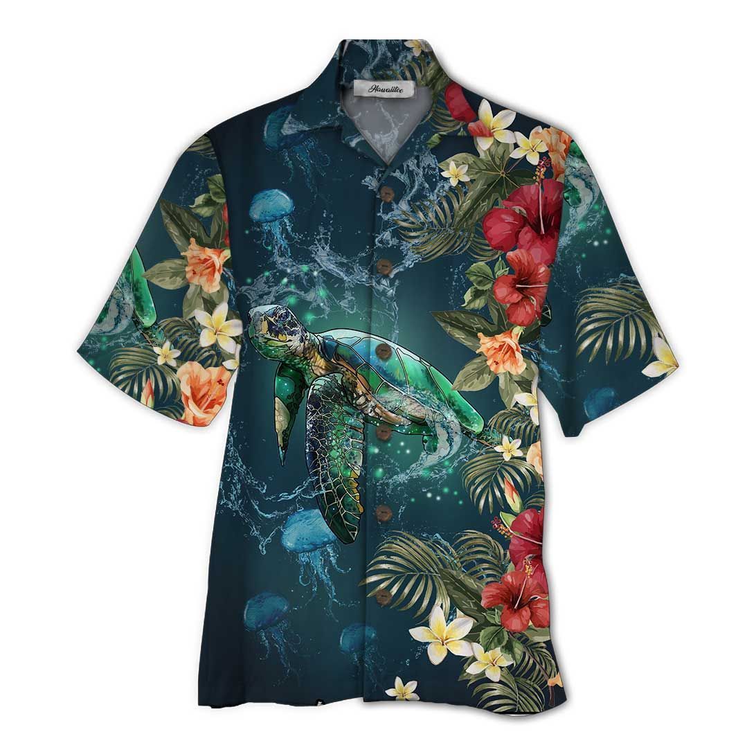 Turtle Colorful Nice Design Unisex Hawaii Shirt For Men And Women Ha106742