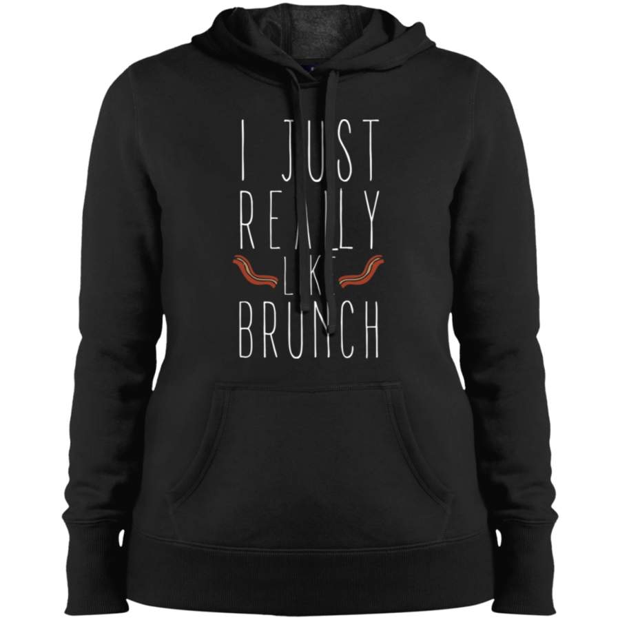 AGR I just really like brunch Ladies’ Pullover Hooded Sweatshirt