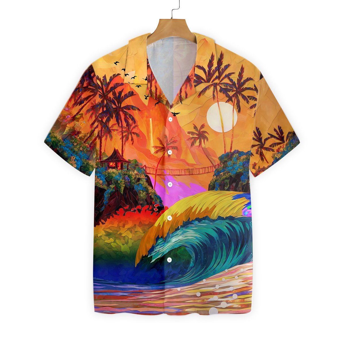 Apayprint Lgbt Sunset Hawaii Shirt Ha40805