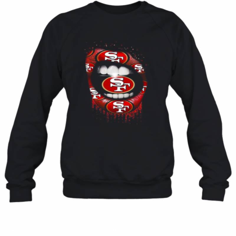 Lips San Francisco 49Ers Football Sweatshirt