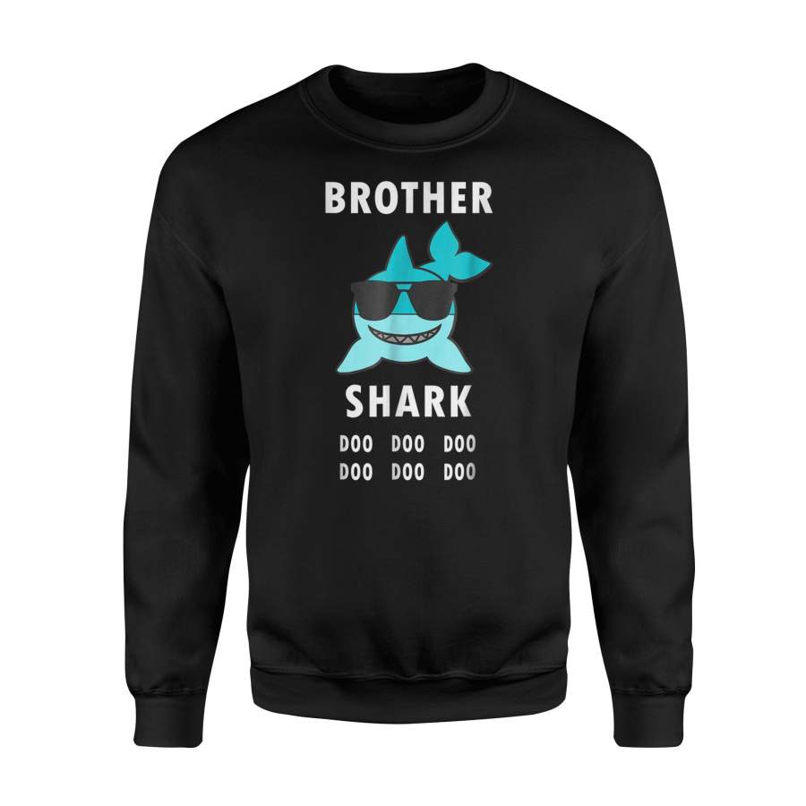 Brother Shark Doo Doo Doo Kids Matching Sweatshirt