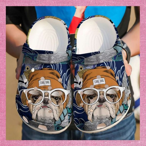 Bulldog Cool Dog Adults Kids Crocss Crocband Clog Shoes For Men Women Ht For Men Women Kids