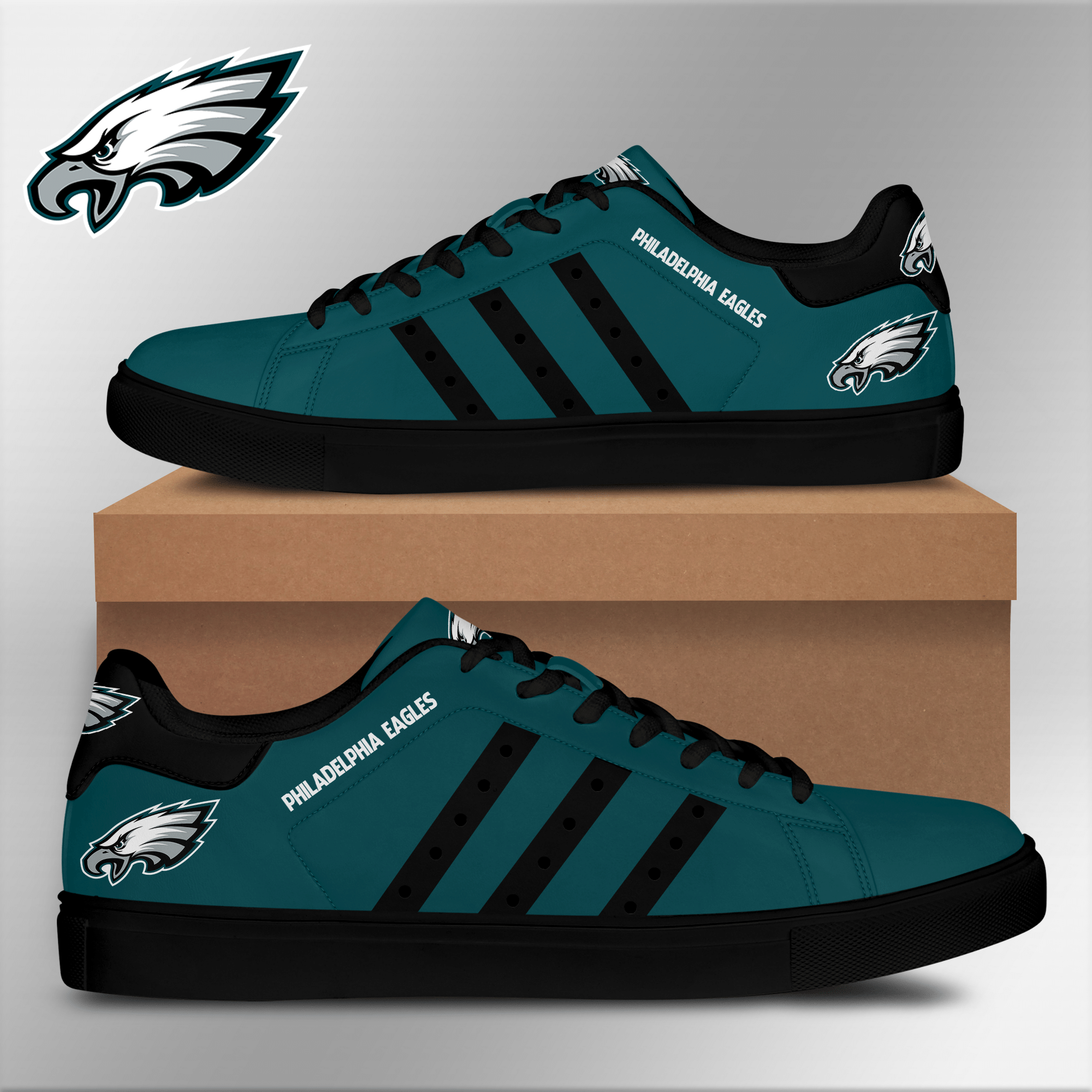 Philadelphia Eagles Low Top Shoes V3