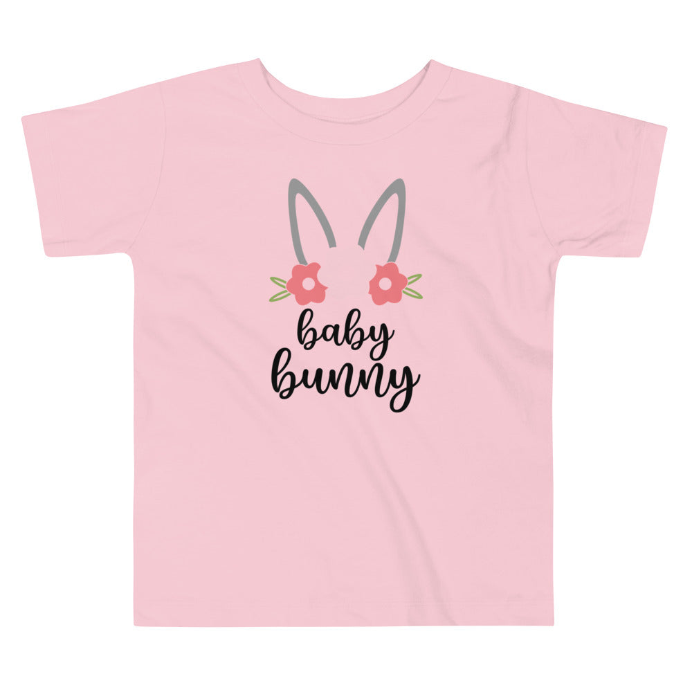 Baby Bunny Flowers Toddler Tee