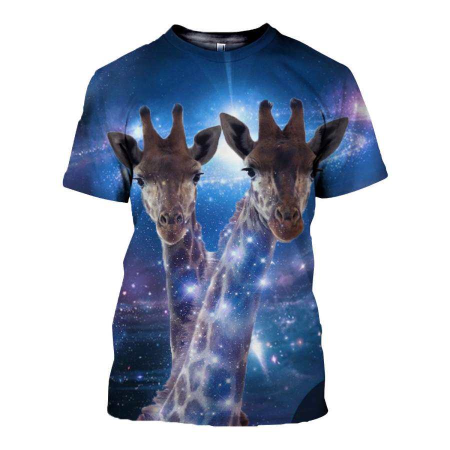 3D All Over Printed Giraffe T Shirt Hoodie 261216