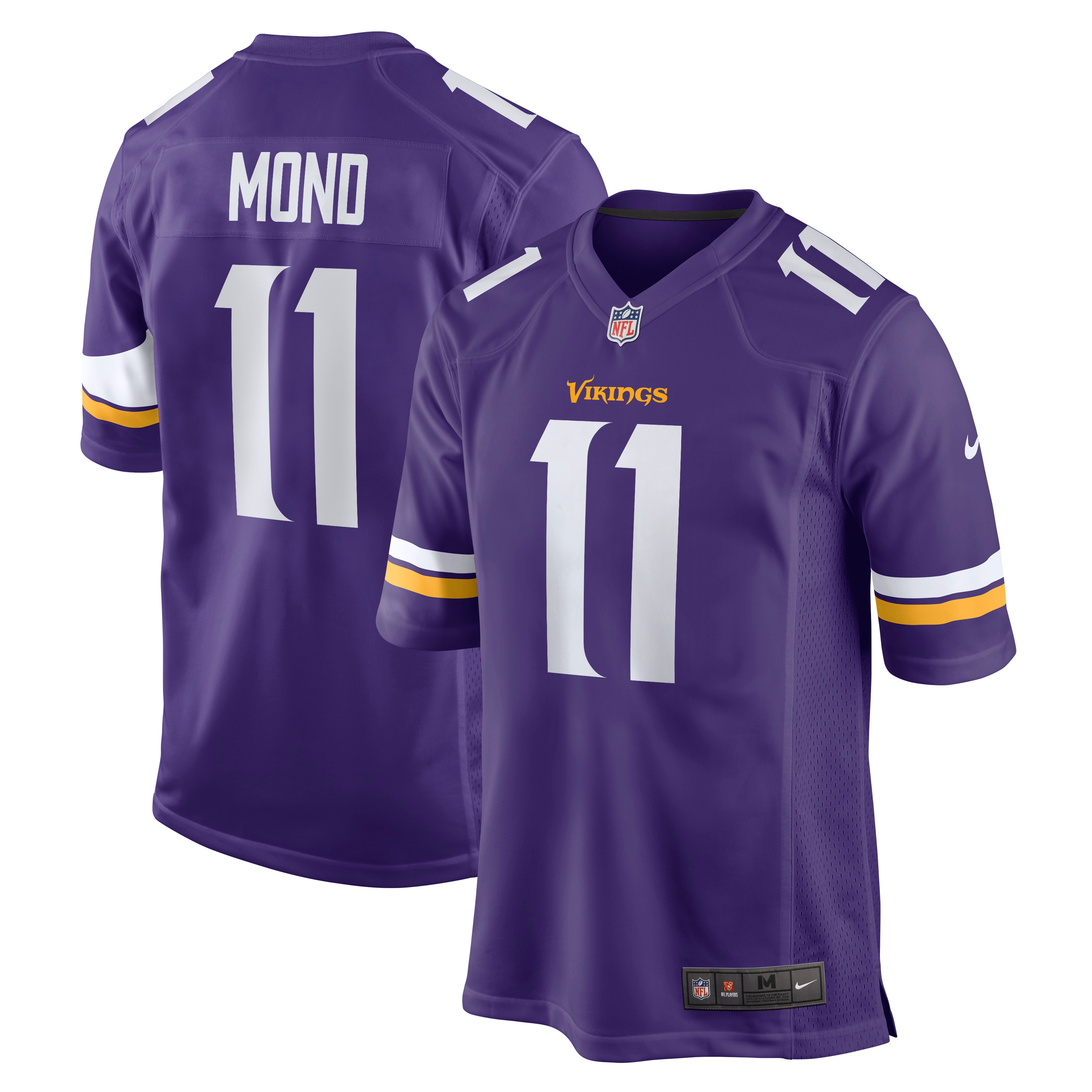 Men’s Minnesota Vikings Kellen Mond Purple Game Jersey