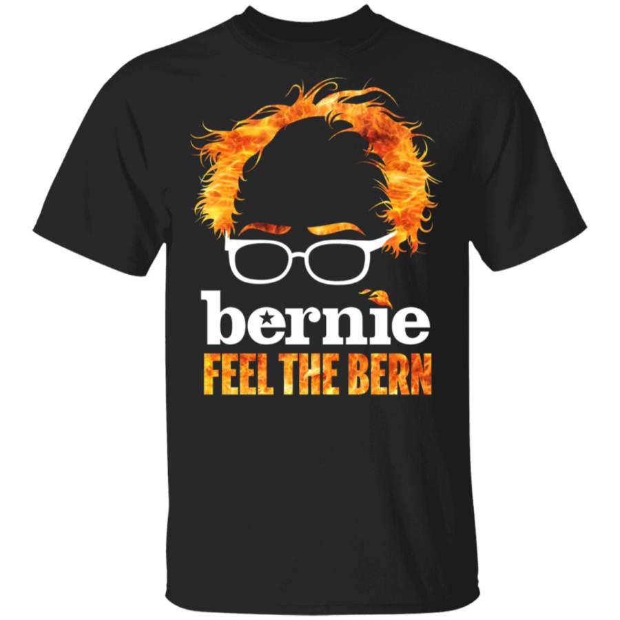 Flaming Bernie Shirt _ Feel The Bern Shirt and Fundraising Gear