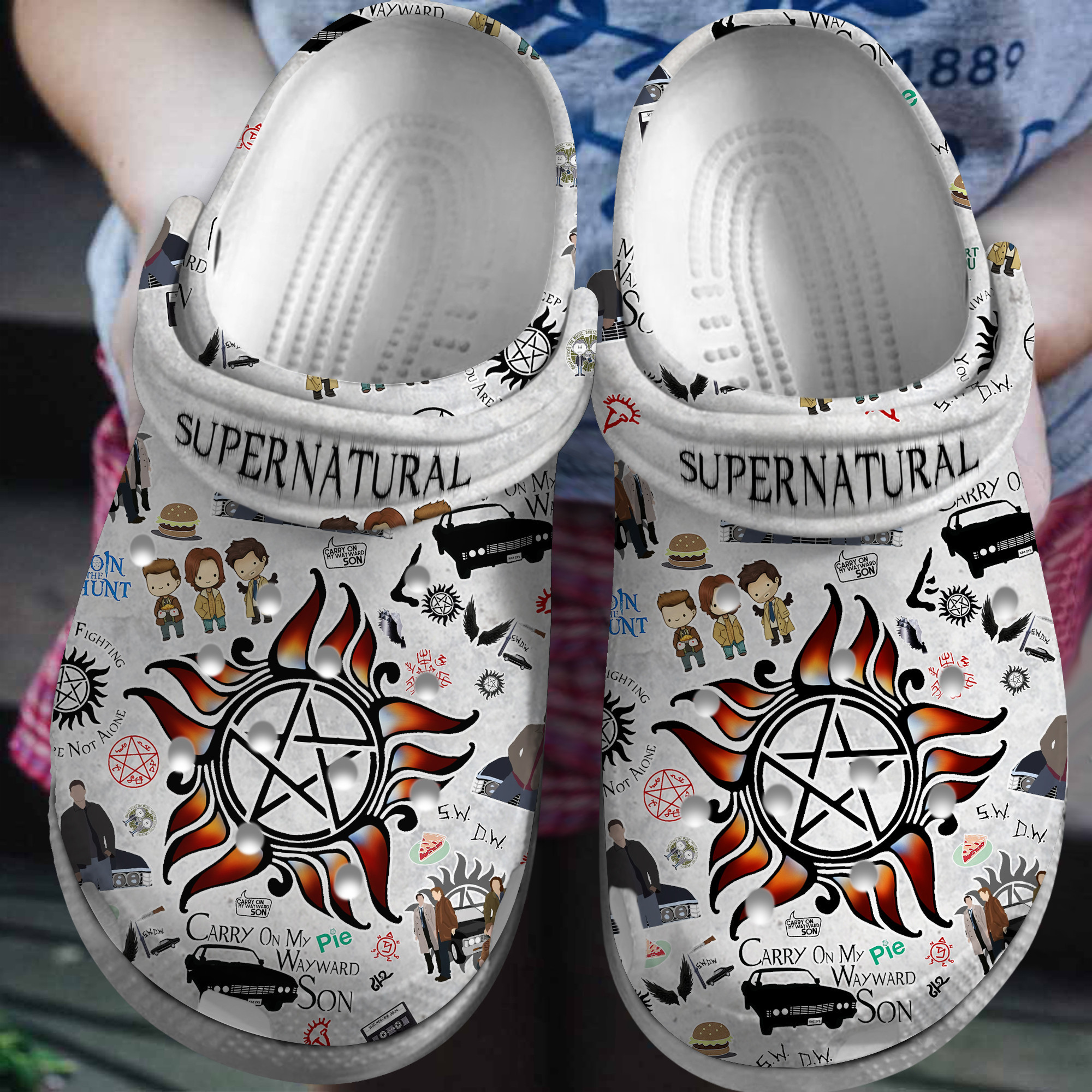 Supernatural Tv Series Crocss Clogs For Men Women And Kid V3Rjhogc
