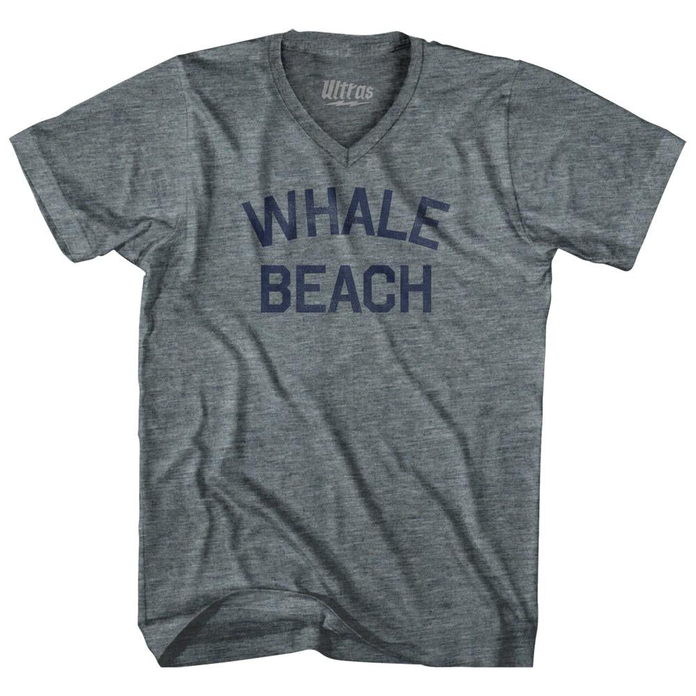 Nevada Whale Beach Adult Tri-Blend V-neck Vintage T-shirt