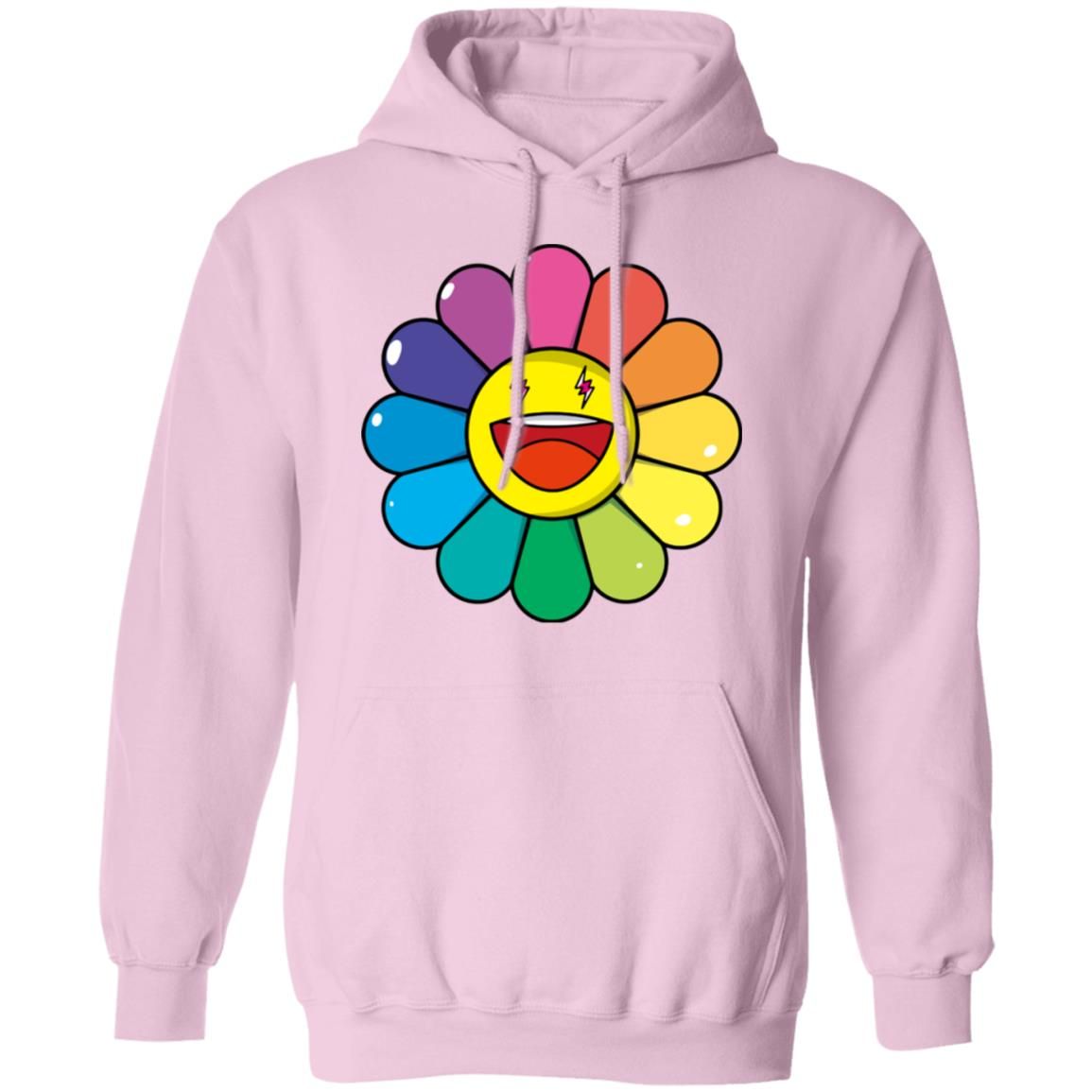 J Balvin Merch Rainbow Flower Hoodie