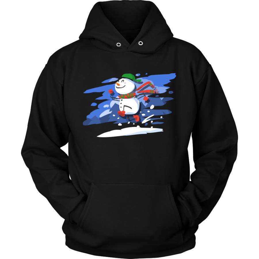 Snowman Christmas Costume Hoodie Xmas Gift