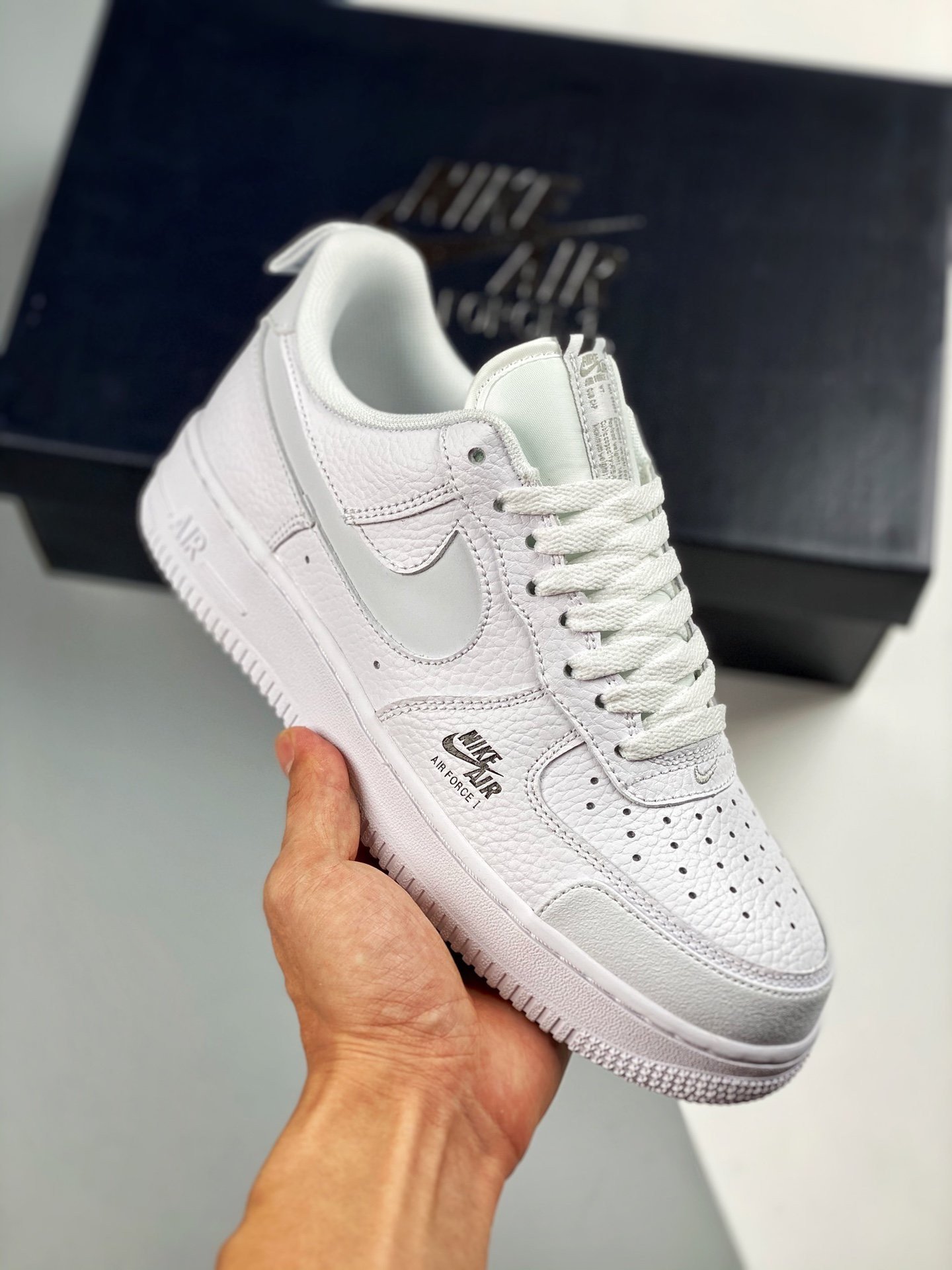 Nike Air Force 1 Low White Reflective Swooshes 5340202