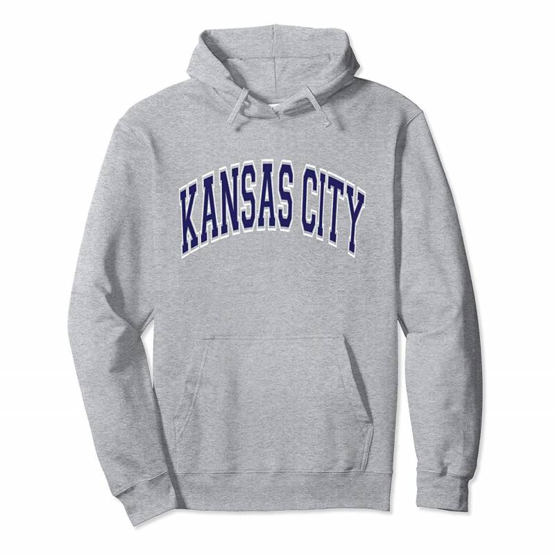 Kansas City Varsity Style Navy Blue Text Pullover Hoodie, T Shirt, Sweatshirt