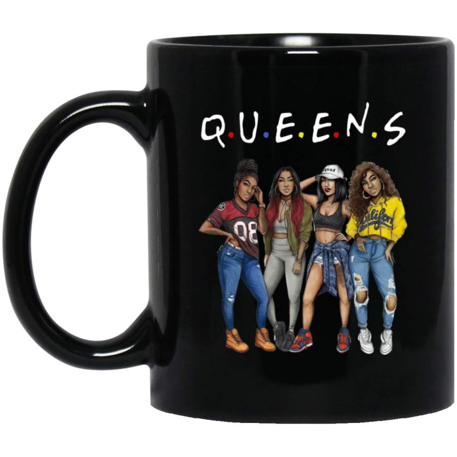 African American Coffee Mug Black Girls Queens 11oz – 15oz Black Mug