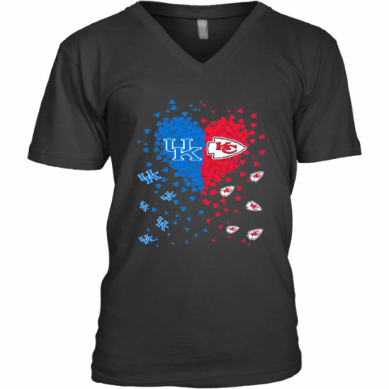 Kentucky And Kansas City True Love Never Dies V-Neck T-Shirt