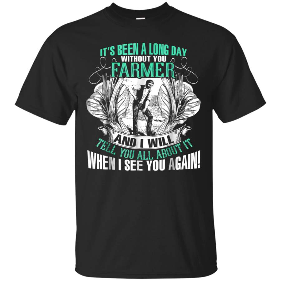 AGR A Long Day Without You Farmer T Shirt, Farming T Shirt