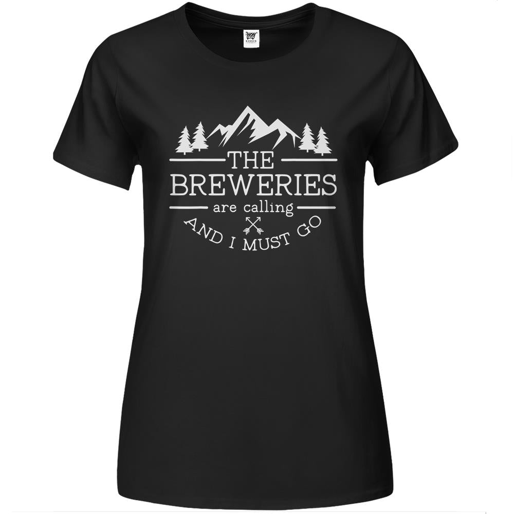 The Beer Breweries Are Calling And I Must Go Craft Beer Gift Premium Womens T Shirts