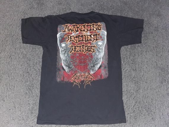 Gortuary Awaken Pestilent Beings Vintage 2012 Shirt Death Metal Cannibal Corpse Dismembe Shirt