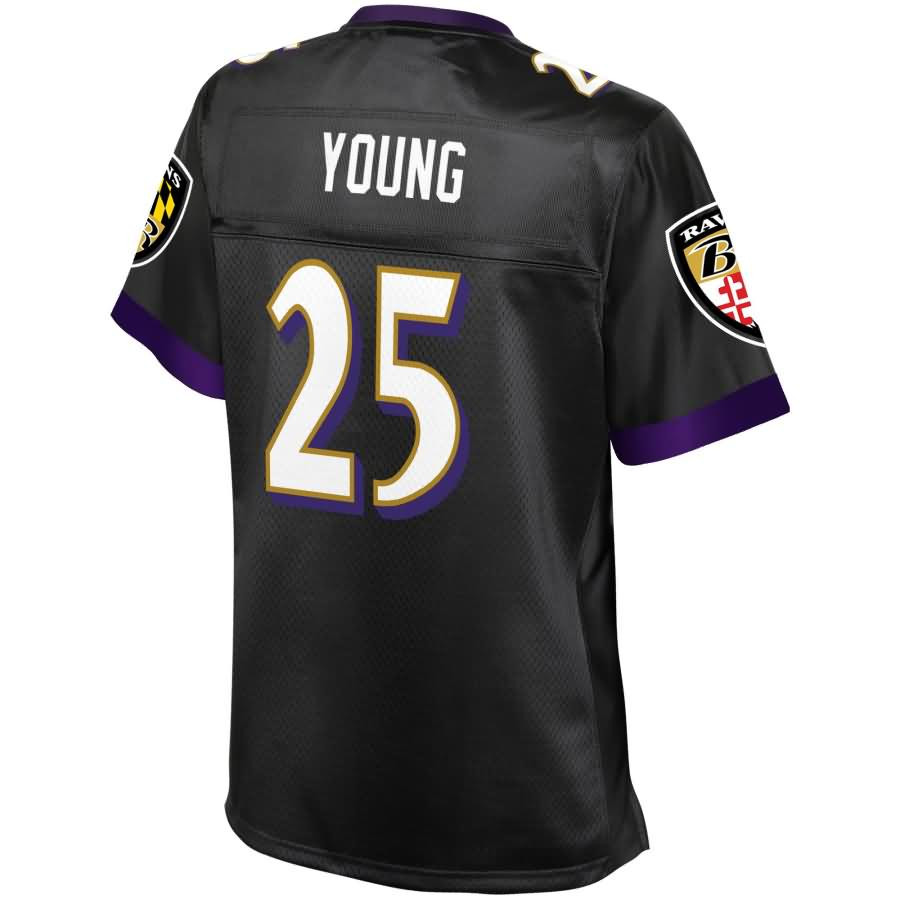 Tavon Young Baltimore Ravens NFL Pro Line Womens Alternate Player Jersey – Black