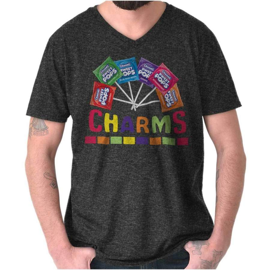 Vintage Charms V-Neck T Shirt