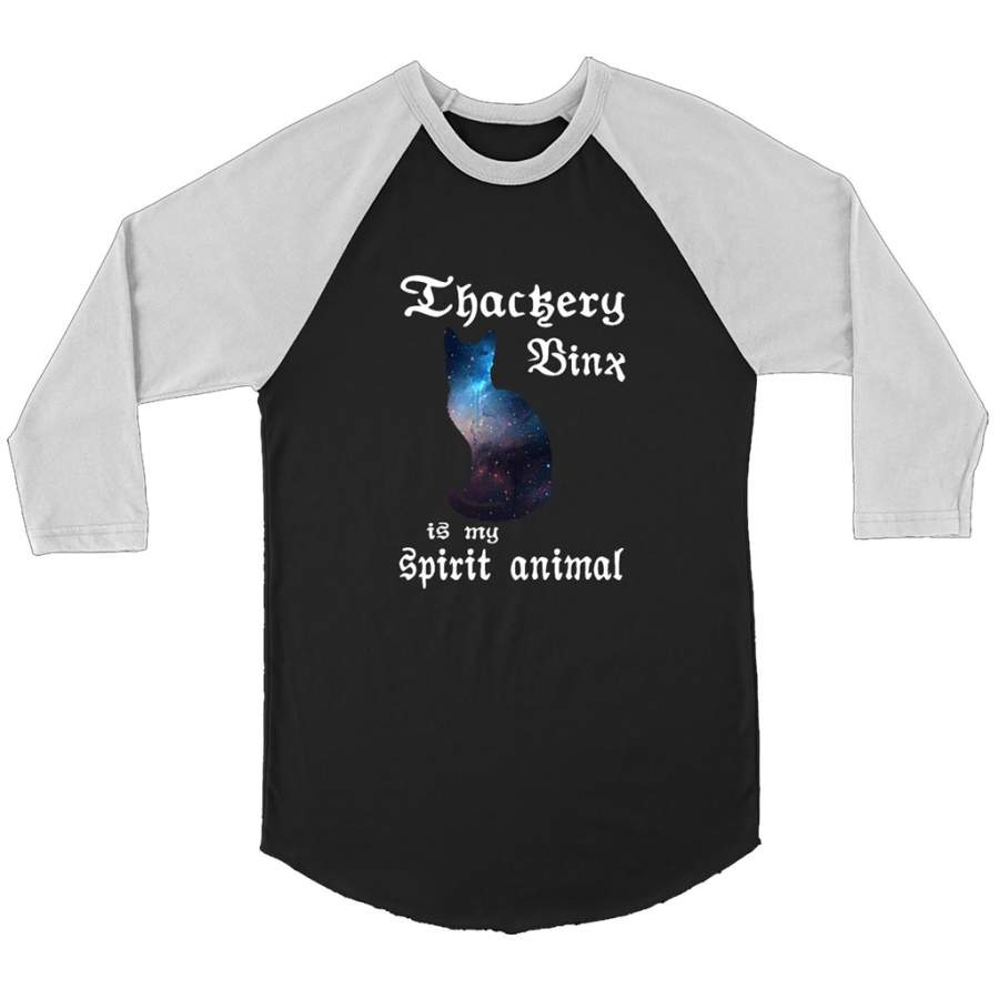 Thackery Binx Is My Spirit Animal – Canvas 3/4 Raglan Shirt