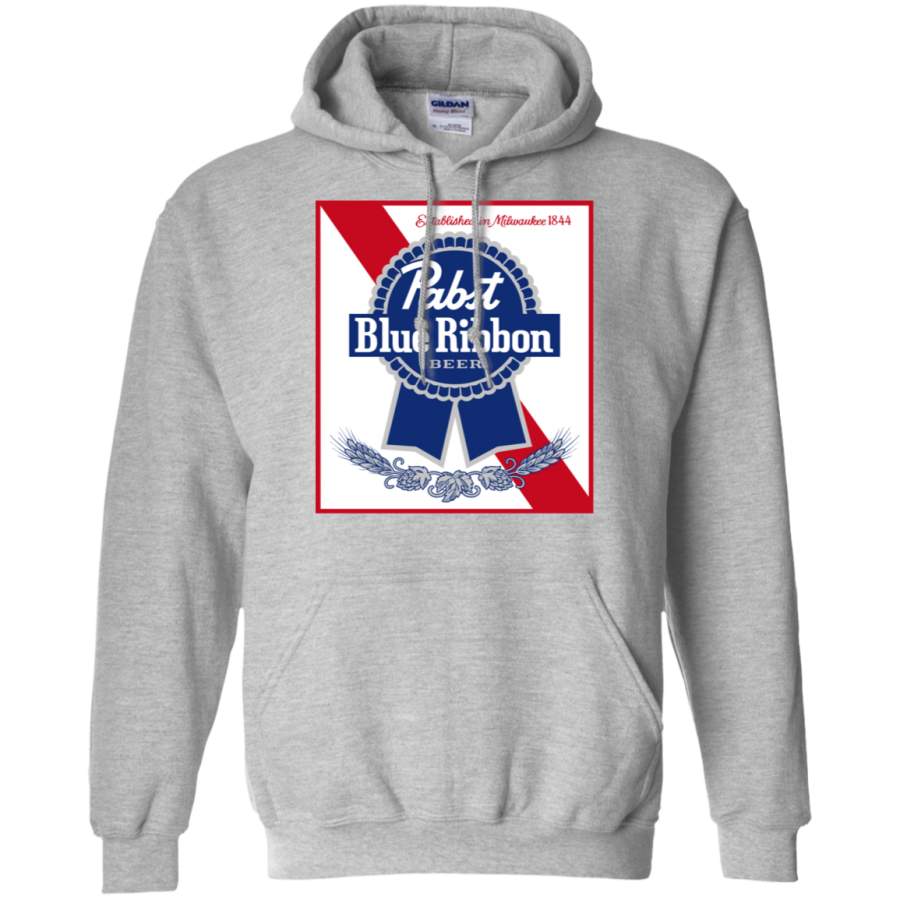 AGR Pabst Blue Ribbon Gildan Pullover Hoodie