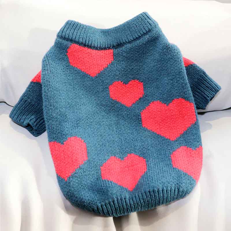 Winter Pet Clothes Dog Cat Sweater Puppy Clothes Schnauzer Knitted Dog Sweater Keep Warm Dog Clothes Clothes For Small Dogs alx