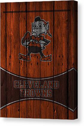 34 Cleveland Browns Joe Hamilton Canvas Print