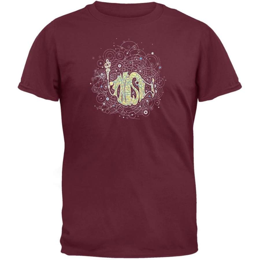 Phish – Logo in Spirograph Cloud Hydro T-Shirt