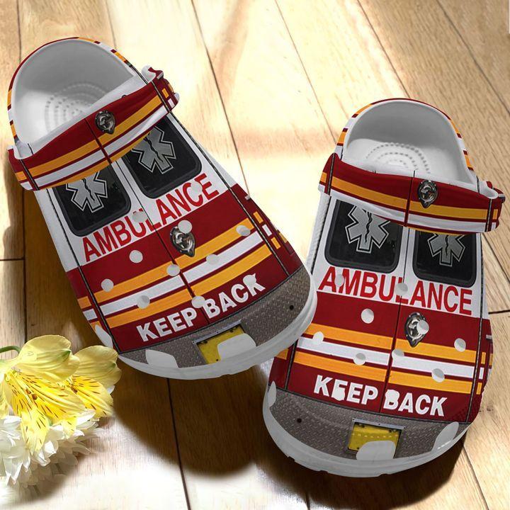 Emt Personalize Clog, Custom Name, Text, Fashion Style For Women, Men, Kid, Print 3D Paramedic Emt Ambulance