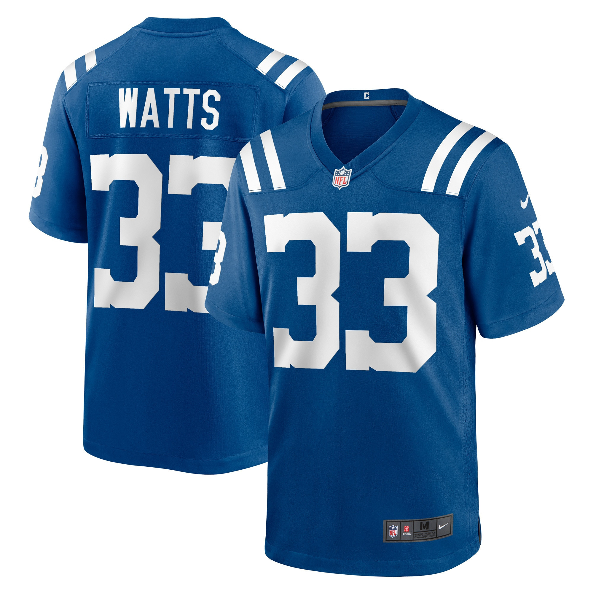 Armani Watts Indianapolis Colts Player Game Jersey – Royal NFL