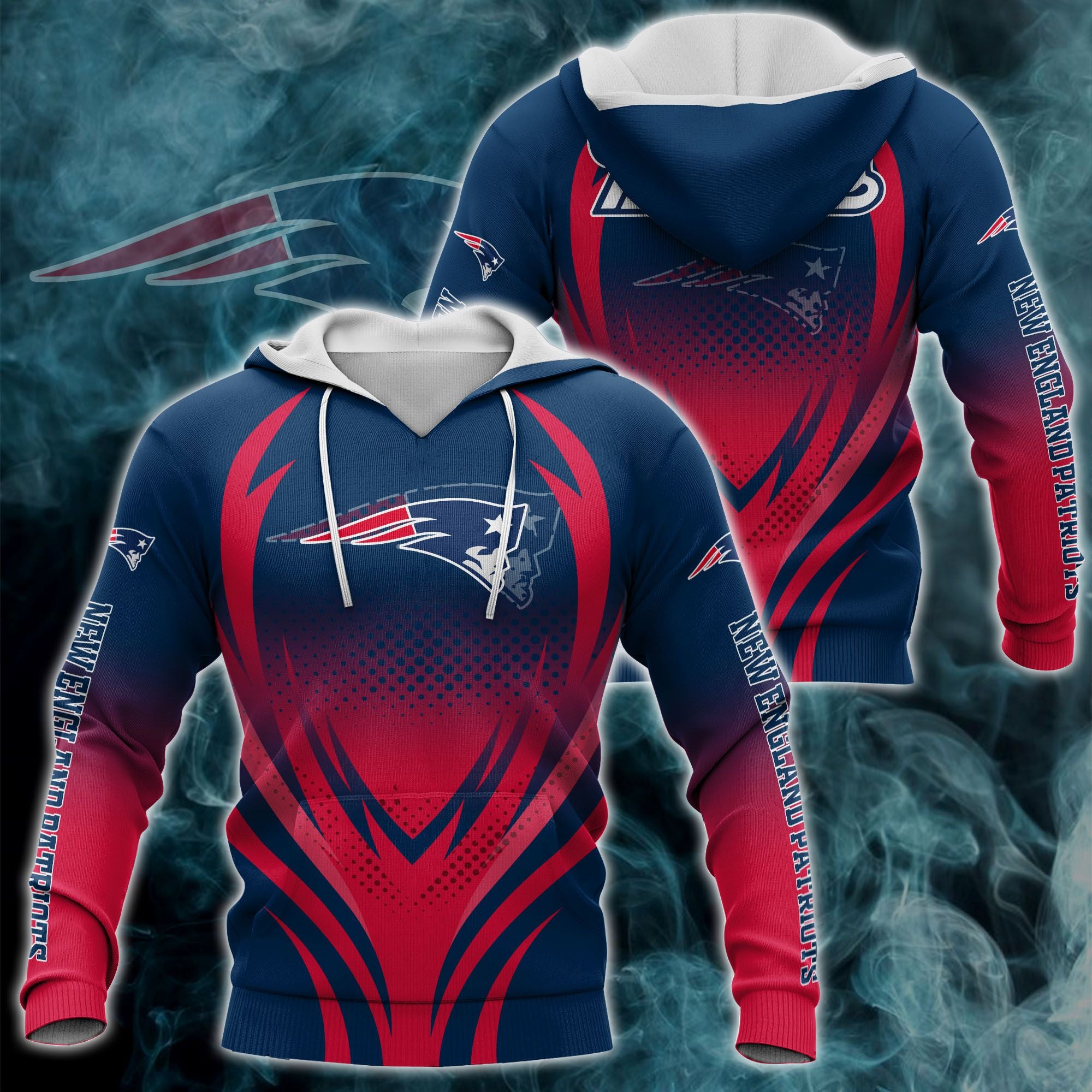 New England Patriots Hoodies Cheap 3D Print H04Fs