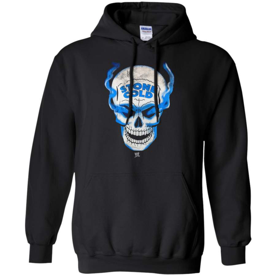 WWE Men’s Stone Cold Steve Austin Skull Pullover Hoodie