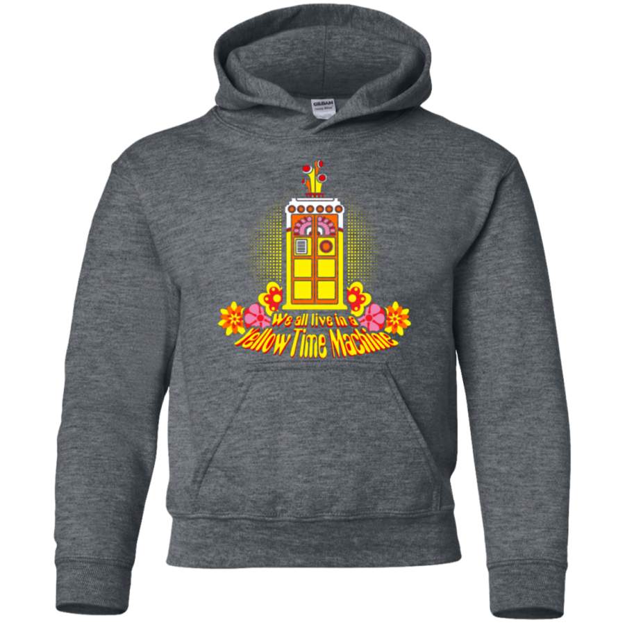 Yellow Time Machine Youth Hoodie