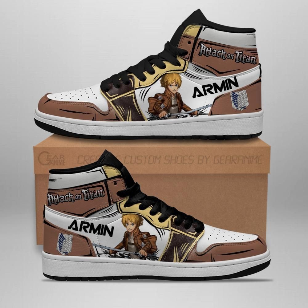 Armin Sneakers Attack On Titan Anime Sneakers Unisex Men Women