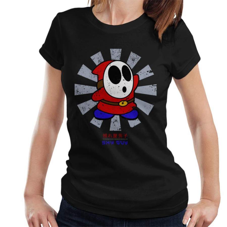 Shy Guy Retro Japanese Mario Women’s T-Shirt