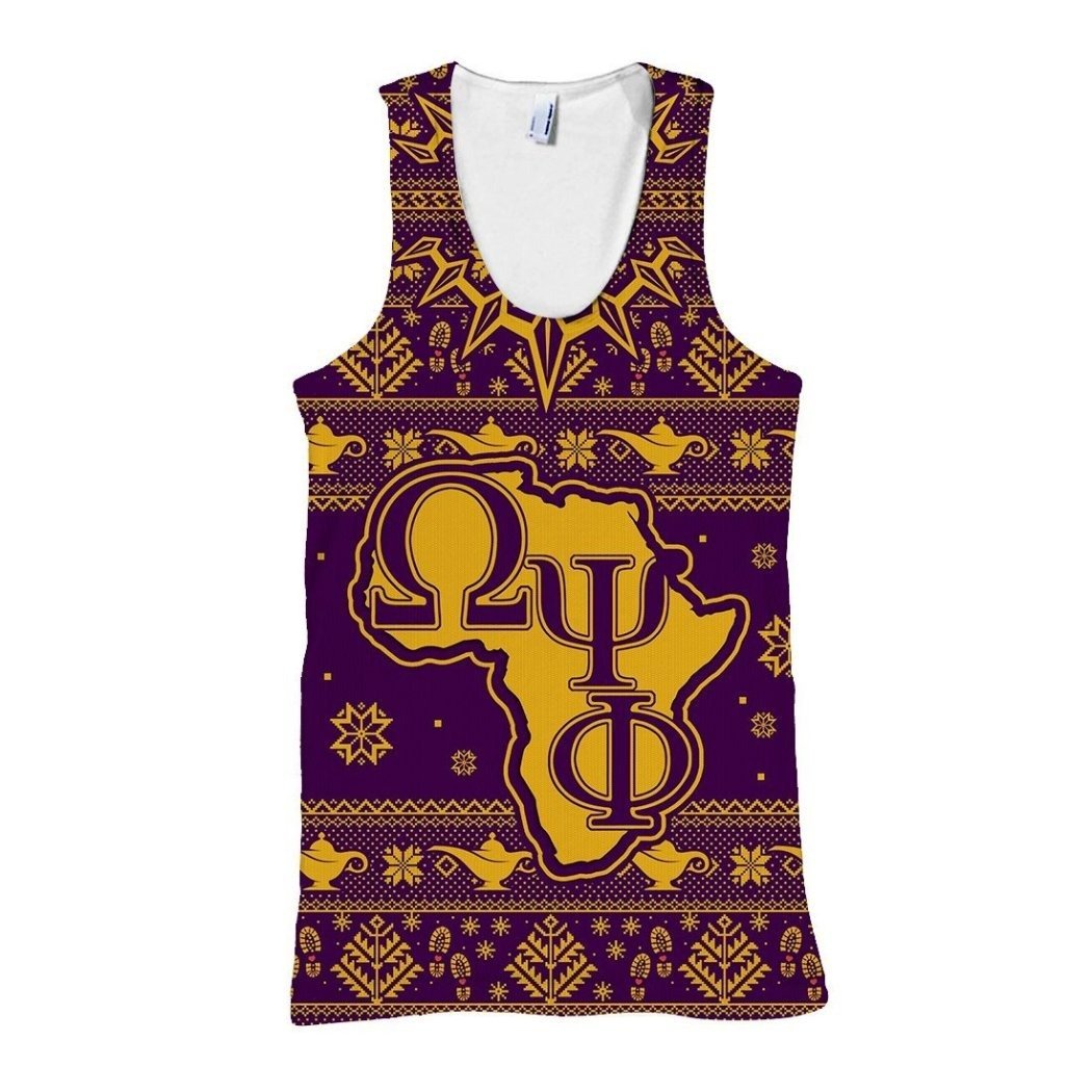 Masonstars Tank Top – Omega Psi Phi Masonstars Map Christmas Tank Top J5