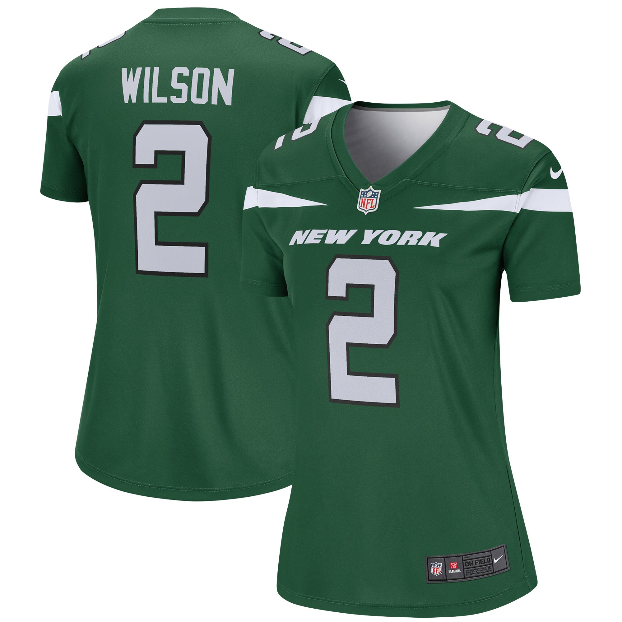 Women’s New York Jets Zach Wilson Gotham Green Legend Jersey