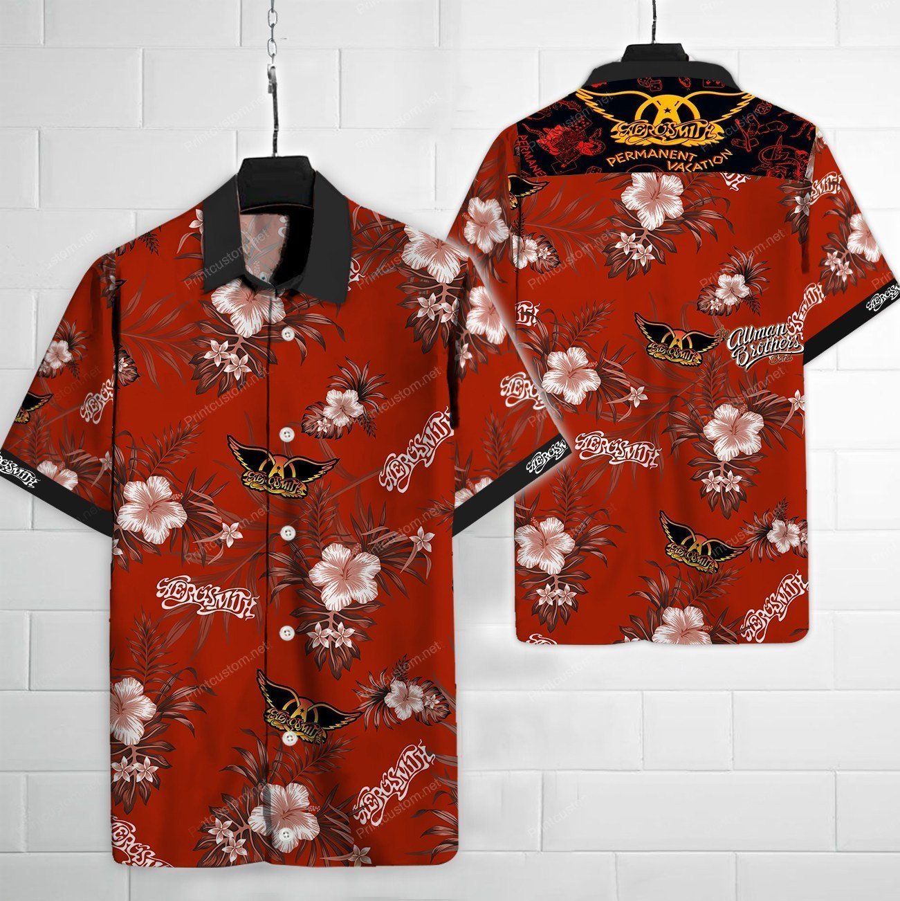 Aerosmith Hawaiian Shirt | Unisex | Adult | HW1321