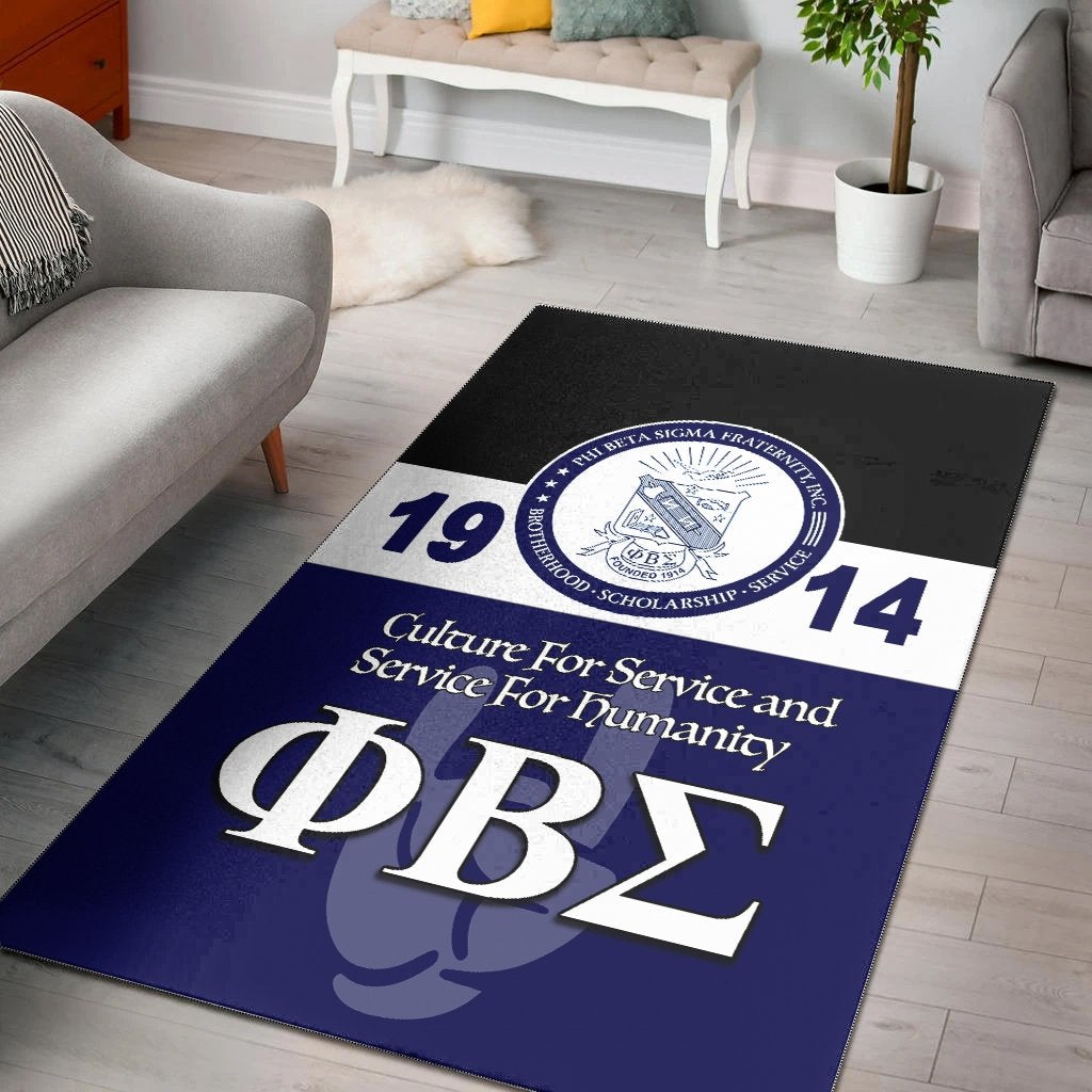 Wonderprint Area Rug Phi Beta Sigma Area Rug 1914 Simple Style Lt10