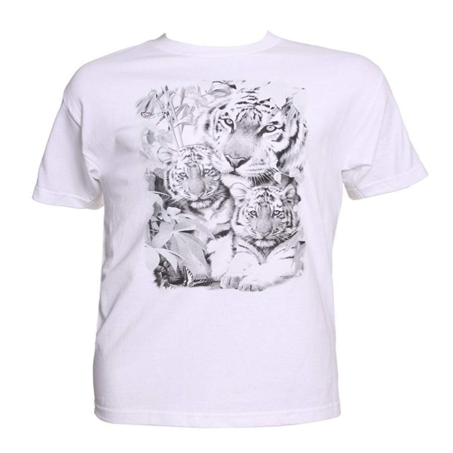 Color Changing Tiger Family Men’S Fashion T-Shirt